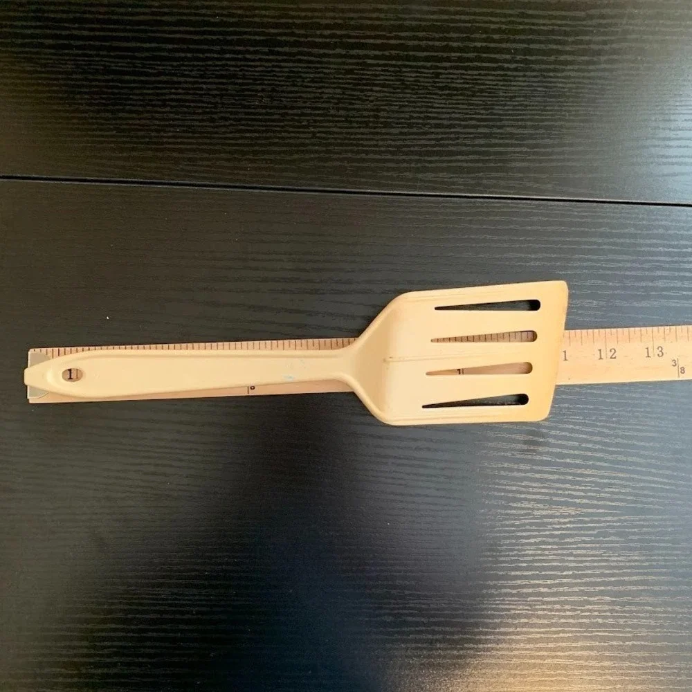 Hutzler Rare Beige Slanted‎ Spatula Nylon Slotted  Turner Flipper No 717 LOPOL